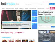 Tablet Screenshot of hotmode.cz